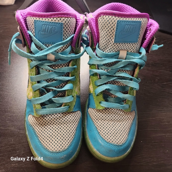 Nike Dunk Hi Skinny DB Doernbecher Women's Size 6 2011 Warang RARE - Picture 9 of 10